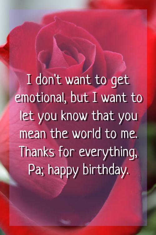 happy birthday wishes my dear papa